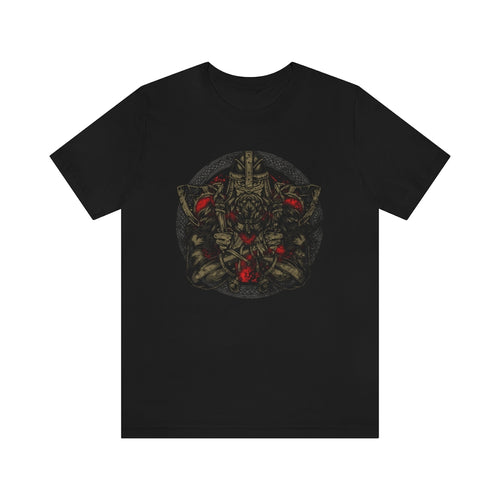 Berserker With Axe Blood Edition T-Shirt - KultOfMars