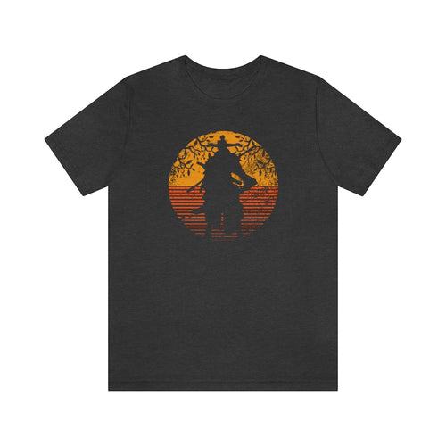 Samurai In Vintage Sunset T-Shirt - KultOfMars