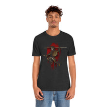 Load image into Gallery viewer, Spartan Attacking With Spear And Sword T-Shirt - KultOfMars
