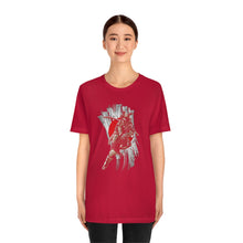 Load image into Gallery viewer, Samurai Stance With Japanese Flag T-Shirt - KultOfMars
