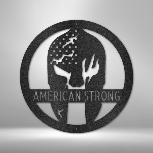 Battle Spartan Helmet - Steel Sign - KultOfMars