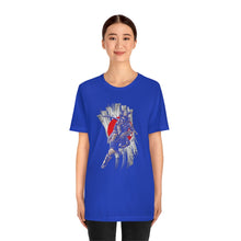 Load image into Gallery viewer, Samurai Stance With Japanese Flag T-Shirt - KultOfMars
